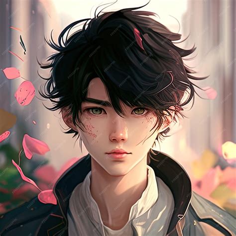 Premium AI Image | Anime boy man avatar Ai generative art