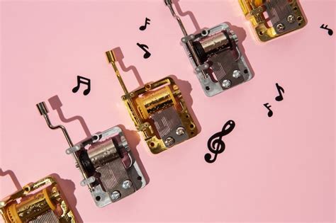 Free Photo | View of tiny music boxes collection