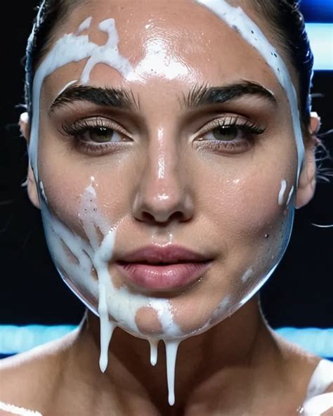 gal gadot white slime bukkake   ai photo generator starryai