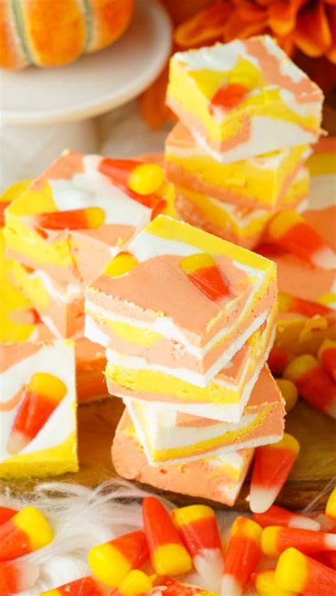 Candy Corn Fudge | Wishes and Dishes