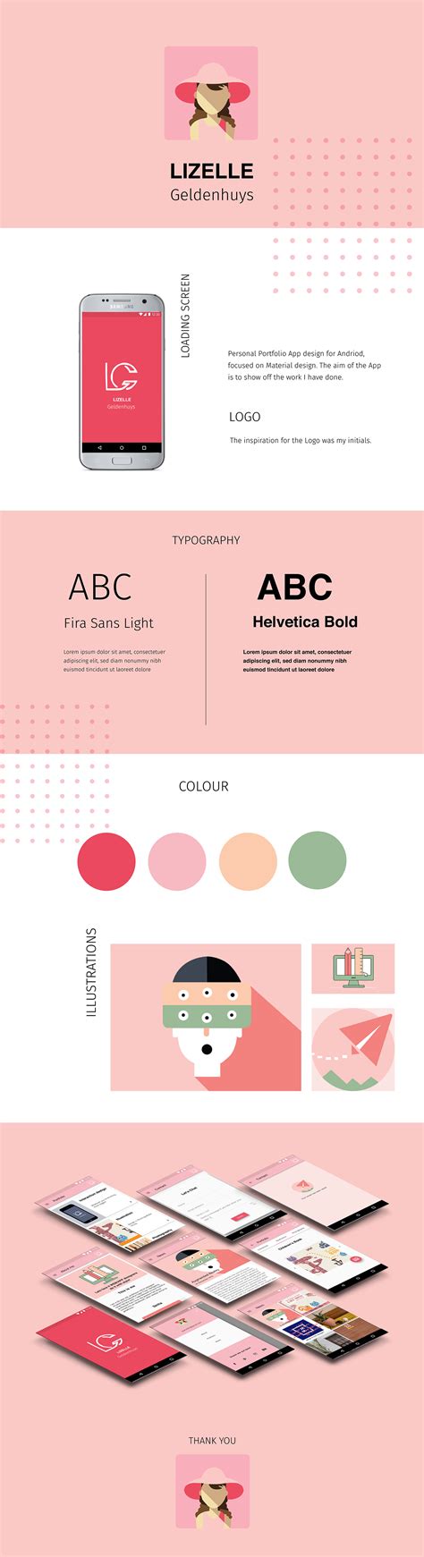Personal Portfolio App on Behance