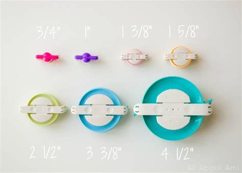 Clover Pom Pom Maker Sizes - All About Ami