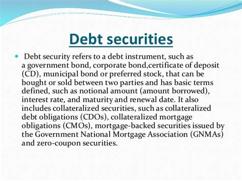 security finance