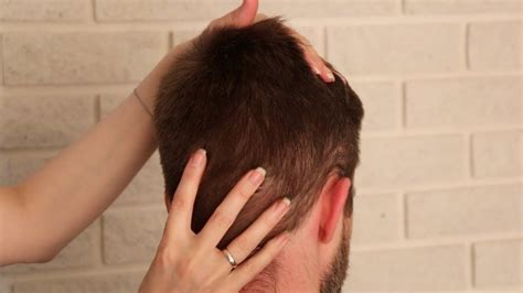 asmr head scalp massage  talking youtube