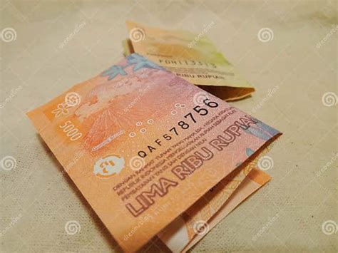 thousand rupiah  mount bromo picture stock image