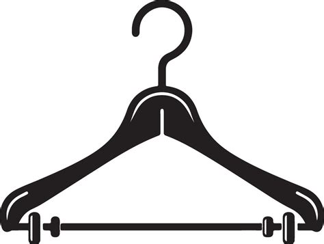 Hanger Silhouette Stock Illustration 49886020 Vector Art at Vecteezy