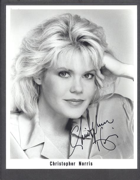 Christopher Norris - Signed Autograph Headshot Photo - Trapper John, M