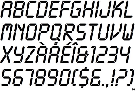 Identifont - LCD