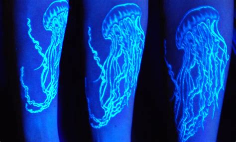 Find a way to breathe...: Black Light Tattoos!