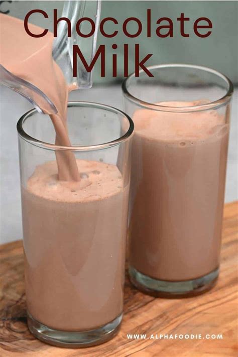 simple homemade chocolate milk milk chocolate recipes homemade