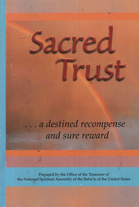 Sacred Trust – Peaceful Pages