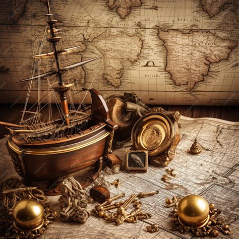 premium ai image  map   world   ship   map   world