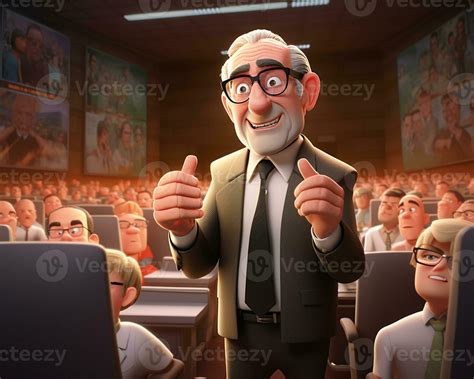 A boss giving a motivational speech, boss day images, AI Generative