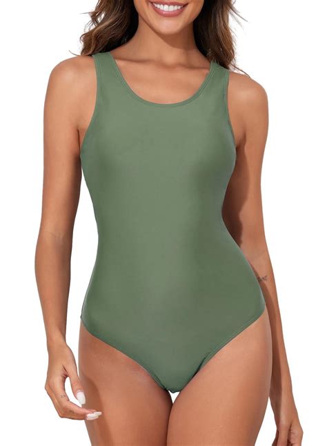 Eytino Womens Bathing Suit One Piece Swimsuit for Women Crisscross Back