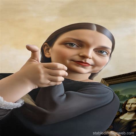 A Mona Lisa Style Painting | Stable Diffusion Online