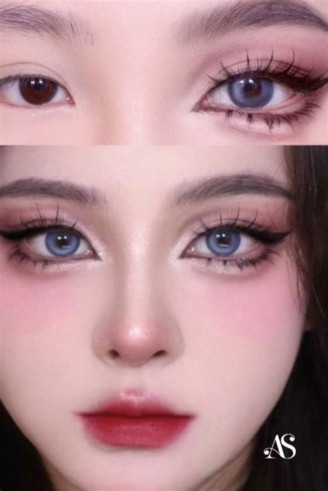 Comparison of Realistic and Anime Style Eyes | Big eyes makeup, Anime ...