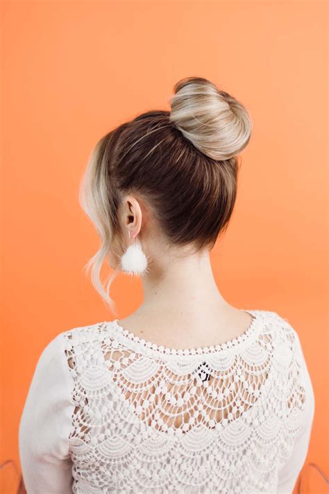 style  donut bun donut bun hairstyles hair donut sock bun