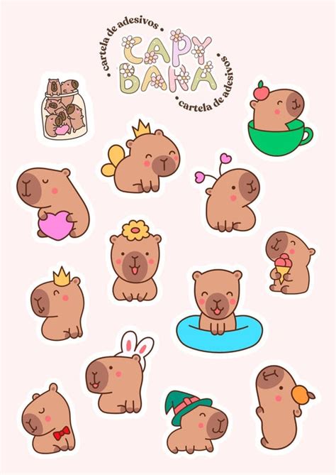 Coisas Fofas De Capivara - Modelos gratuitos e personalizáveis de capivara - Canva