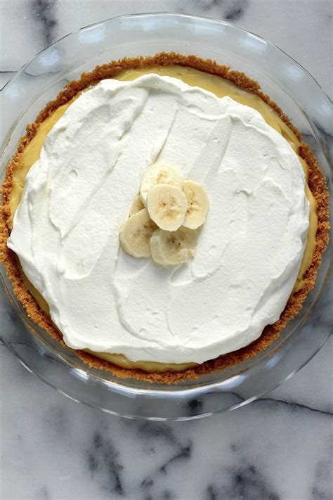 The Best Boozy Banana Cream Pie - Baker by Nature