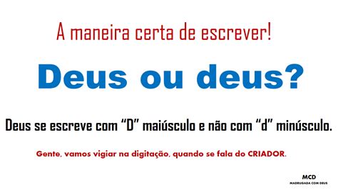 Como Se Escreve Deus