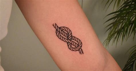 knot tattoo     arm