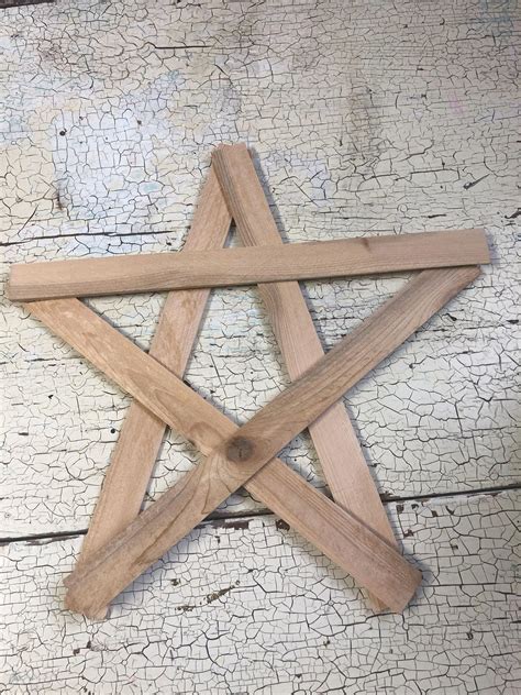 how to make a wooden star