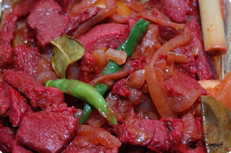 selera tanta daging masak merah  ros