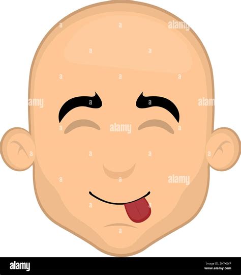 Drawing young man bald head Stock Vector Images - Alamy