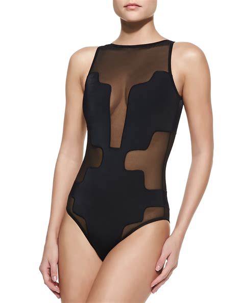 Cutout One Piece Swimsuit | Neiman Marcus