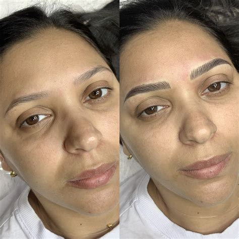 Sobrancelha Antes E Depois - Micropigmentação de sobrancelhas | Sobrancelha fio a fio, Antes e depois
