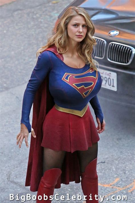 Supergirl Melissa Benoist is Super Big Tits Girl – Big Boobs