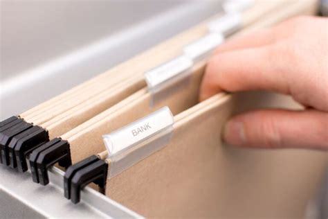 how to organize paper files at home
