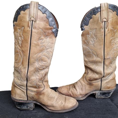 Vintage Cowboy Boots - Etsy