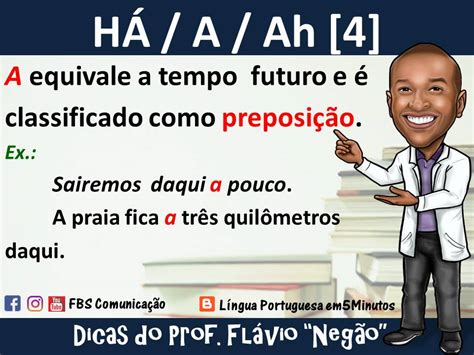Diferença Entre Há E A - Língua Portuguesa em5Minutos: A Diferença entre "HÁ" - "A" e "Ah ...