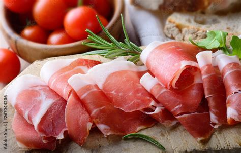 raw ham stock photo adobe stock