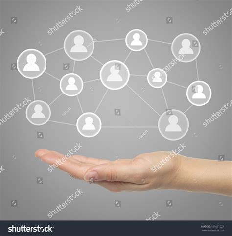 Hand Virtual Social Media Icons Stock Photo 161651021 | Shutterstock