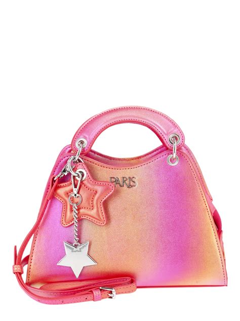 Paris Hilton Women’s Once Upon a Star Top Handle Bag, Pink/Orange - Walmart.com