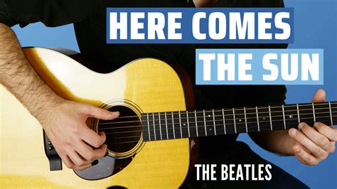 Here Comes The Sun Easy by The Beatles - Fingerstyle Guitar Lesson and ...