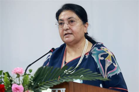 President Bhandari inquires about Giri’s health « Khabarhub