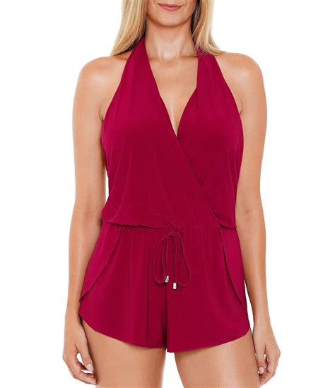Magicsuit Bianca Control Fit One-Piece Swimsuit Romper | Dillard's