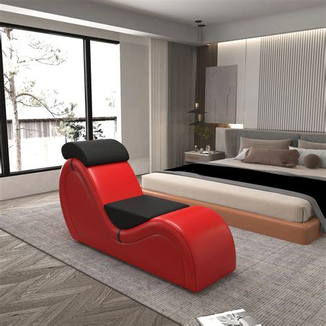 Hot Selling S-shape Relaxing Leisure Pu Leather Chair For Sex Yoga