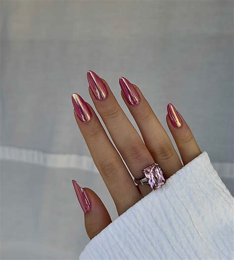 23+ Classy Pink Chrome Nail Ideas (2025 Trends) - DrExplains