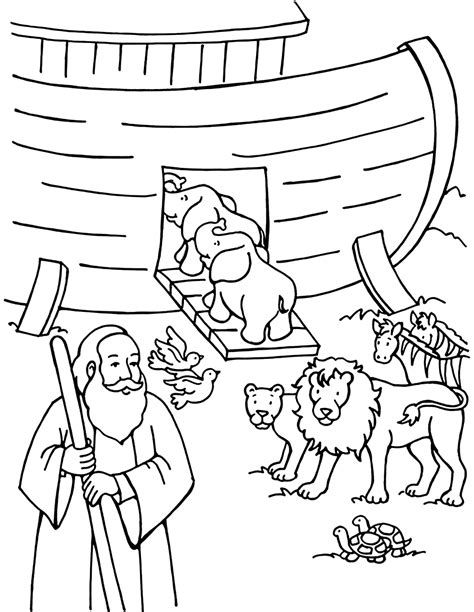 Noahs Ark Coloring Pages – Printable Coloring Pages. FREE