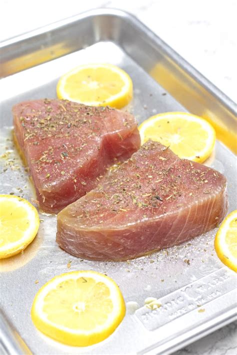Baked Tuna Steaks (Easy & Delicious Roasted Seafood Dinner!)