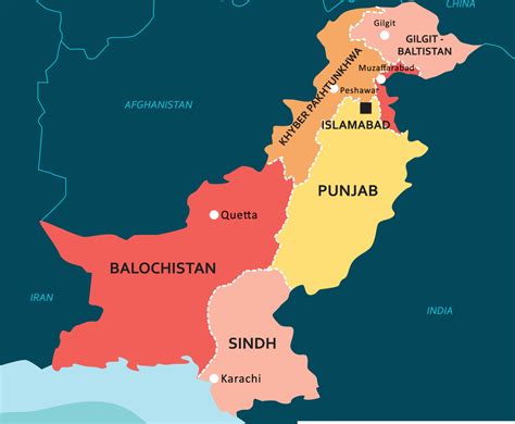 Map of Pakistan