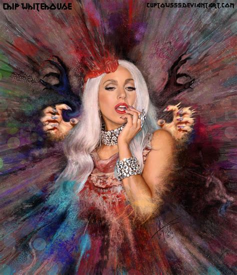 Painting Lady GaGa by ChipWhitehouse on DeviantArt