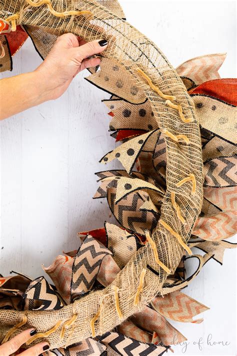 fabric wreath