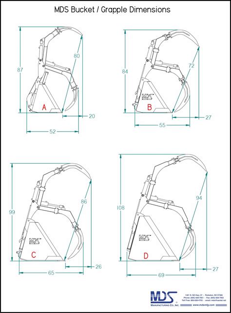 mds grapple opening profiles mds manufacturing