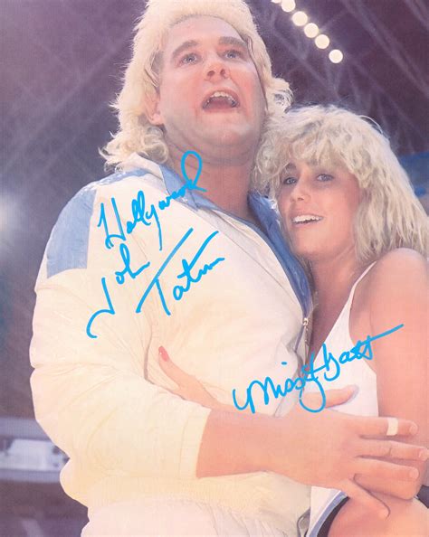 Missy Hyatt & John Tatum dual signed 8x10 Photo – Signed By Superstars