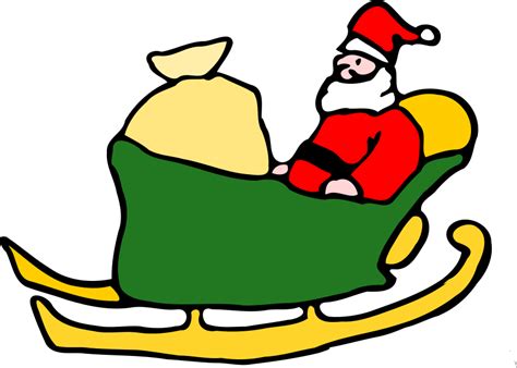 Free Santa Sleigh Clipart, Download Free Santa Sleigh Clipart png ...